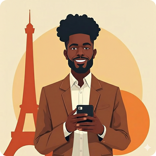 Vous payez depuis la France